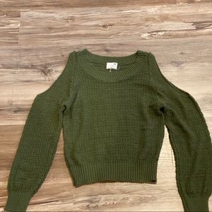 LA Hearts Green Knit Sweater
